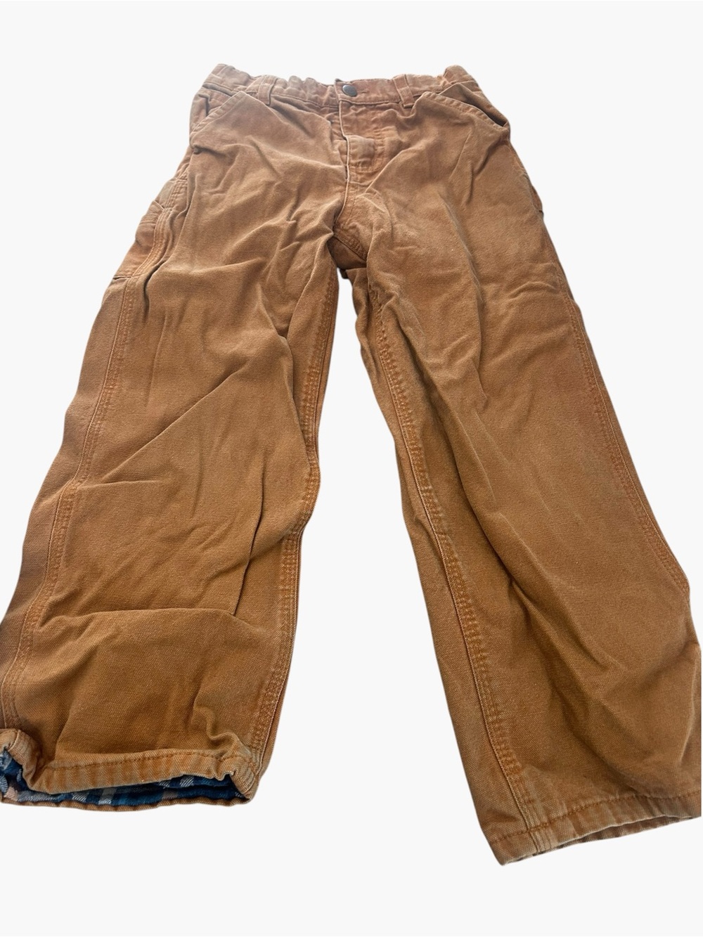 Boys Carhartt Brown Work Pants size 7